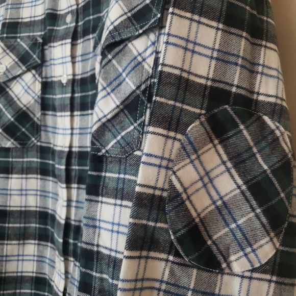 Pendleton Women's Elbow-Patch Double-brushed Flannel Shirt Size X-Large - Picture 4 of 6